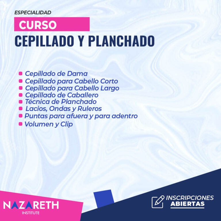 CURSO DE CEPILLADO Y PLANCHADO 2