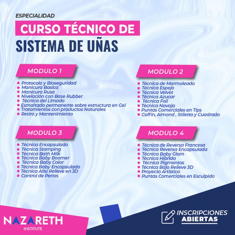 CURSO TECNICO DE SISTEMA DE UÑAS